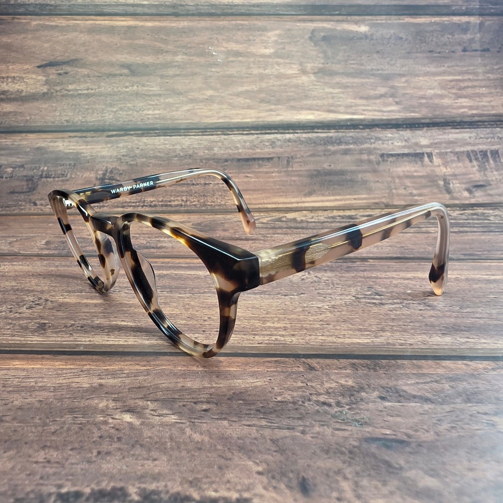 Warby Parker Percey 285 Tortoise Eyeglass Frames 48-20-140 Round Acetate - Picture 5 of 9